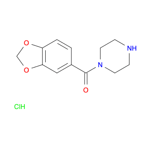 Benzo[1,3]dioxol-5-yl-piperazin-1-yl-methanone hydrochloride
