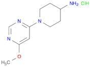 1-(6-Methoxypyrimidin-4-yl)piperidin-4-amine hydrochloride