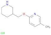 5-Methyl-2-(piperidin-3-ylmethoxy)pyridine hydrochloride