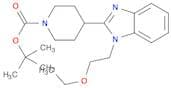 tert-Butyl 4-(1-(2-ethoxyethyl)-1H-benzo[d]imidazol-2-yl)piperidine-1-carboxylate