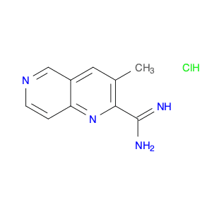 3-Methyl-1,6-naphthyridine-2-carboximidamide hydrochloride