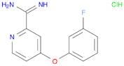 4-(3-Fluorophenoxy)picolinimidamide hydrochloride