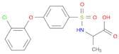 N-[4-(2-Chlorophenoxy)phenylsulfonyl]-DL-alanine