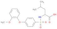 N-([4-(2-Methoxyphenoxy)phenyl]sulfonyl)leucine
