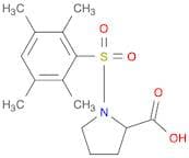 1-(2,3,5,6-Tetramethylphenyl)sulfonylpyrrolidine-2-carboxylic acid