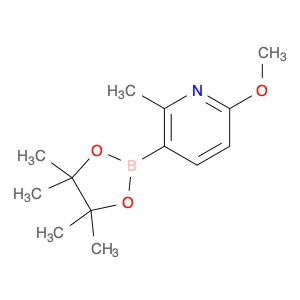 6-Methoxy-2-methyl-3-(4,4,5,5-tetramethyl-[1,3,2]
dioxaborolan-2-yl)-pyridine