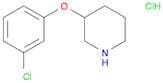 3-(3-Chlorophenoxy)piperidine hydrochloride