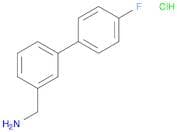 [3-(4-Fluorophenyl)phenyl]methylamine, HCl