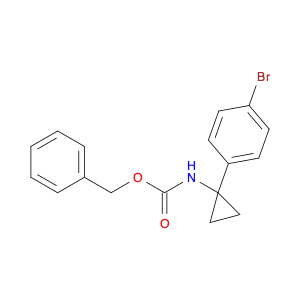Benzyl 1-(4-bromophenyl)cyclopropylcarbamate