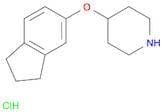 2,3-Dihydro-1H-inden-5-yl 4-piperidinyl etherhydrochloride