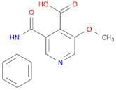 3-Methoxy-5-(phenylcarbamoyl)isonicotinic acid