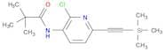 N-(2-Chloro-6-((trimethylsilyl)ethynyl)pyridin-3-yl)pivalamide
