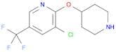 3-Chloro-2-(piperidin-4-yloxy)-5-(trifluoromethyl)pyridine