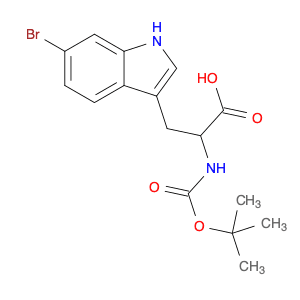 3-(6-Bromo-1H-indol-3-yl)-2-{[(tert-butoxy)carbonyl]amino}propanoic acid