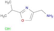 (2-Isopropyloxazol-4-yl)methanamine hydrochloride