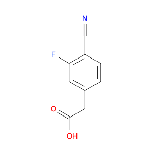 4-Cyano-3-fluorophenylacetic acid