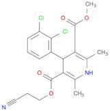 4-(2,3-Dichloro-phenyl)-2,6-dimethyl-1,4-dihydro-pyridine-3,5-dicarboxylic acid 3-(2-cyano-ethyl) …