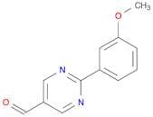 2-(3-Methoxyphenyl)pyriMidine-5-carboxaldehye