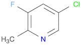 5-Chloro-3-fluoro-2-methylpyridine