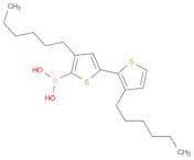 (3',4-Dihexyl-[2,2'-bithiophen]-5-yl)boronic acid