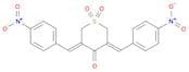 4H-Thiopyran-4-one,tetrahydro-3,5-bis[(4-nitrophenyl)methylene]-1,1-dioxide