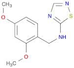 N-[(2,4-dimethoxyphenyl)methyl]-1,2,4-thiadiazol-5-amine