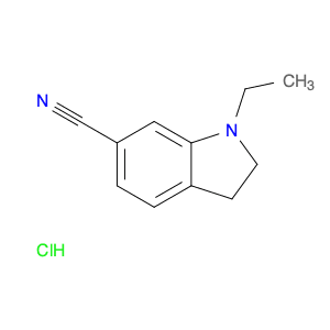 1-Ethylindoline-6-carbonitrile hydrochloride