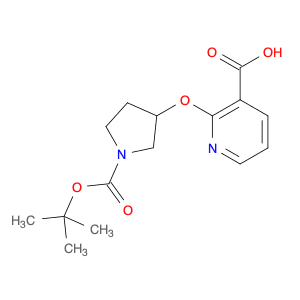 2-((1-(tert-Butoxycarbonyl)pyrrolidin-3-yl)oxy)nicotinic acid