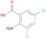 2-amino-5-chloro-3-fluorobenzoic acid