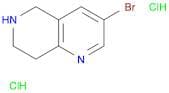 3-bromo-5,6,7,8-tetrahydro-1,6-naphthyridine dihydrochloride