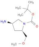 (2S,4S)-tert-Butyl 4-amino-2-(methoxymethyl)pyrrolidine-1-carboxylate