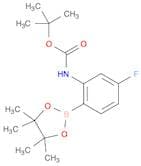 tert-butyl5-fluoro-2-(4,4,5,5-tetramethyl-1,3,2-dioxaborolan-2-yl)phenylcarbamate