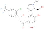 2-[2-Chloro-4-(trifluoromethyl)phenyl]-5,7-dihydroxy-8-[(2R,3S)-2-(hydroxymethyl)-1-methyl-3-pyrro…