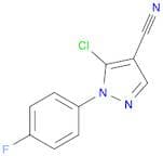5-Chloro-1-(4-fluorophenyl)-1H-pyrazole-4-carbonitrile