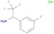 2,2,2-Trifluoro-1-(3-fluorophenyl)ethylamine, HCl