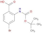 4-bromo-2-[(tert-butoxycarbonyl)amino]benzoic acid
