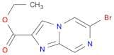 4-IMidazo[1,2-a]pyrazine-2-carboxylic acid, 6-broMo-, ethyl ester