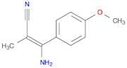 3-Amino-3-(4-methoxyphenyl)-2-methylacrylonitrile