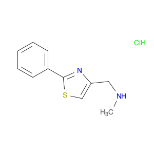 Methyl[(2-phenyl-1,3-thiazol-4-yl)methyl]amine hydrochloride