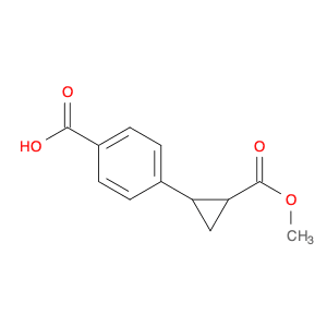 4-(2-(methoxycarbonyl)cyclopropyl)benzoic acid