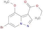 6-Bromo-4-methoxy-pyrazolo[1,5-a]pyridine-3-carboxylic acid ethyl ester