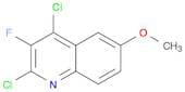 Quinoline, 2,4-dichloro-3-fluoro-6-Methoxy-