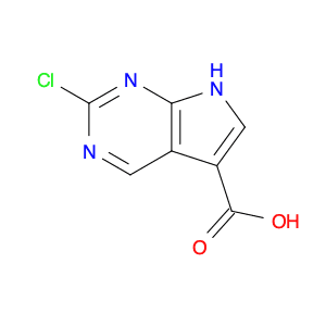 2-CHLORO-7H-PYRROLO[2,3-D]PYRIMIDINE-5-CARBOXYLIC ACID