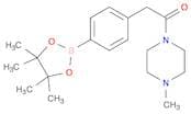 1-(4-Methylpiperazin-1-yl)-2-(4-(4,4,5,5-tetramethyl-1,3,2-dioxaborolan-2-yl)phenyl)ethanone