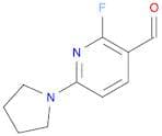 2-Fluoro-6-(pyrrolidin-1-yl)nicotinaldehyde