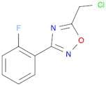 5-(Chloromethyl)-3-(2-fluorophenyl)-1,2,4-oxadiazole