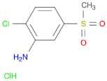 2-Chloro-5-(methylsulfonyl)aniline, HCl