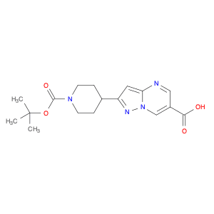 2-(1-tert-Butoxycarbonyl-piperidin-4-yl)-pyrazolo[1,5-a]pyriMidine-6-carboxylic acid