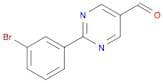 2-(3-Bromophenyl)pyrimidine-5-carbaldehyde