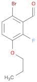 6-Bromo-2-fluoro-3-propoxybenzaldehyde